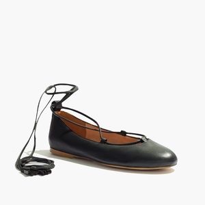 Madewell lace up flats